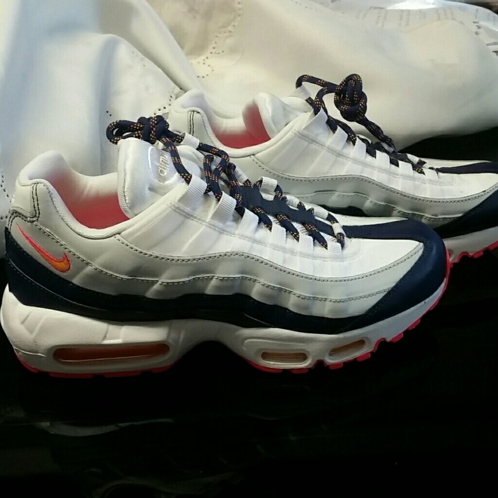 Nike air max 95 shoes midnight orange